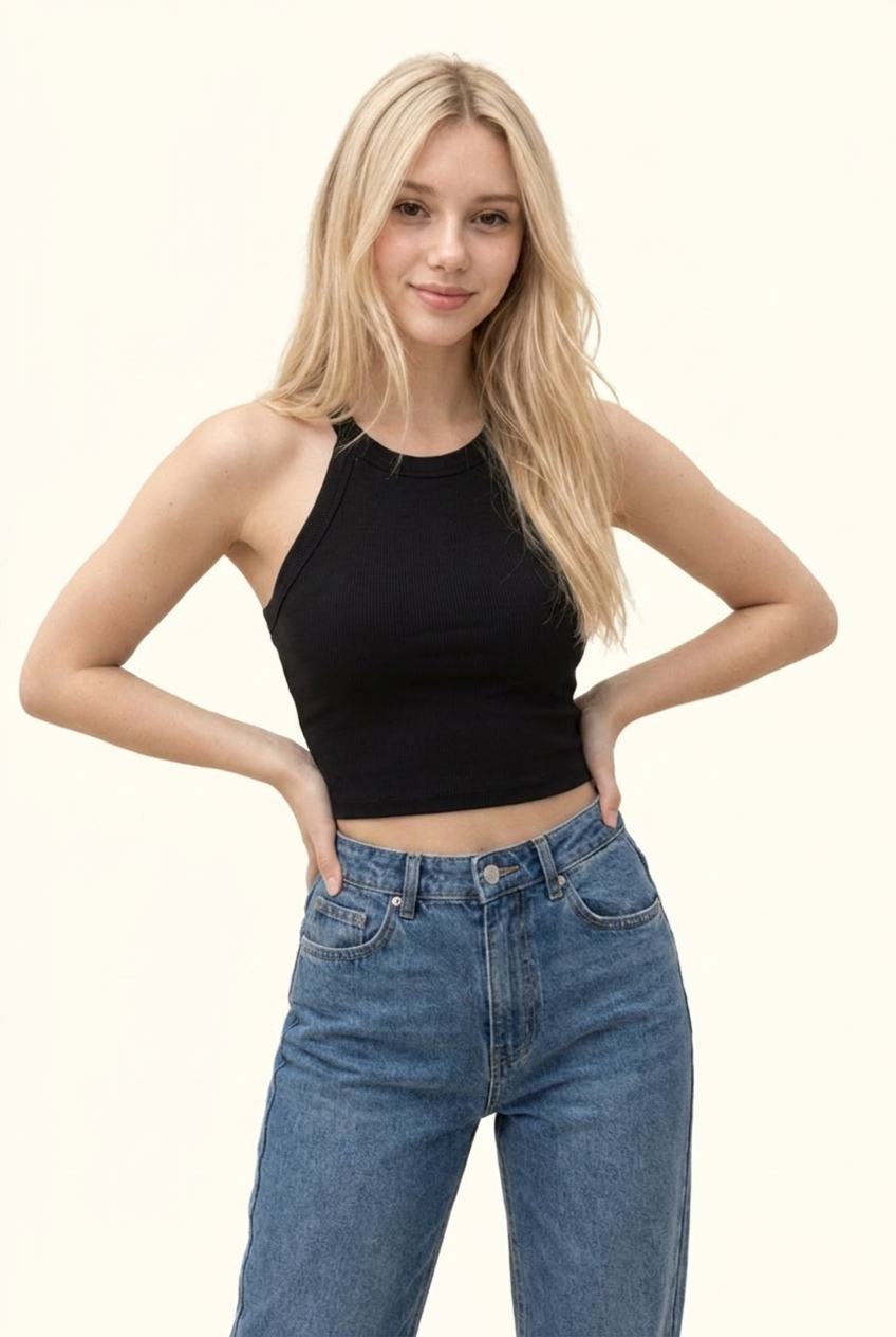 Elevated Rib Racer Active Top