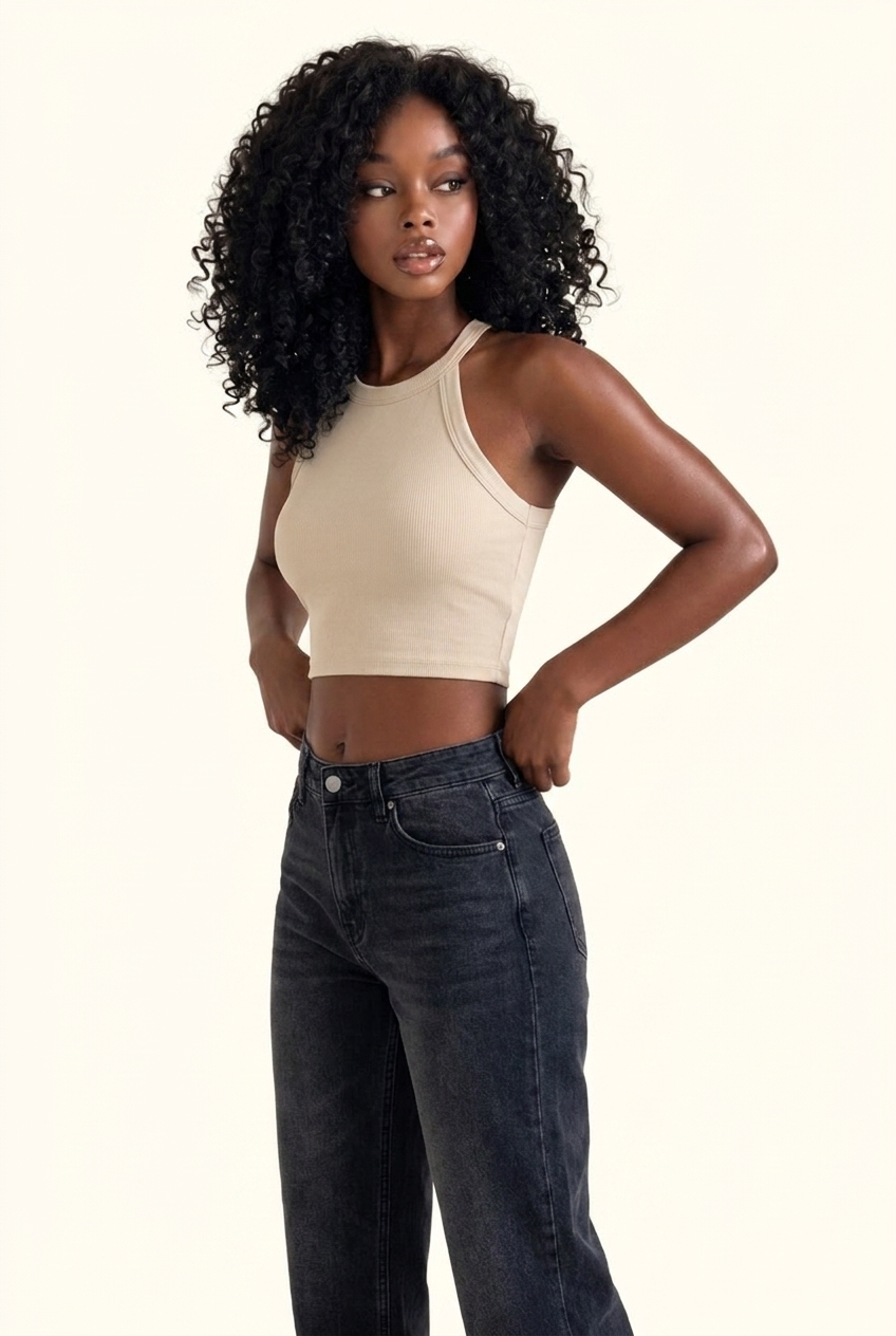 Elevated Rib Racer Active Top