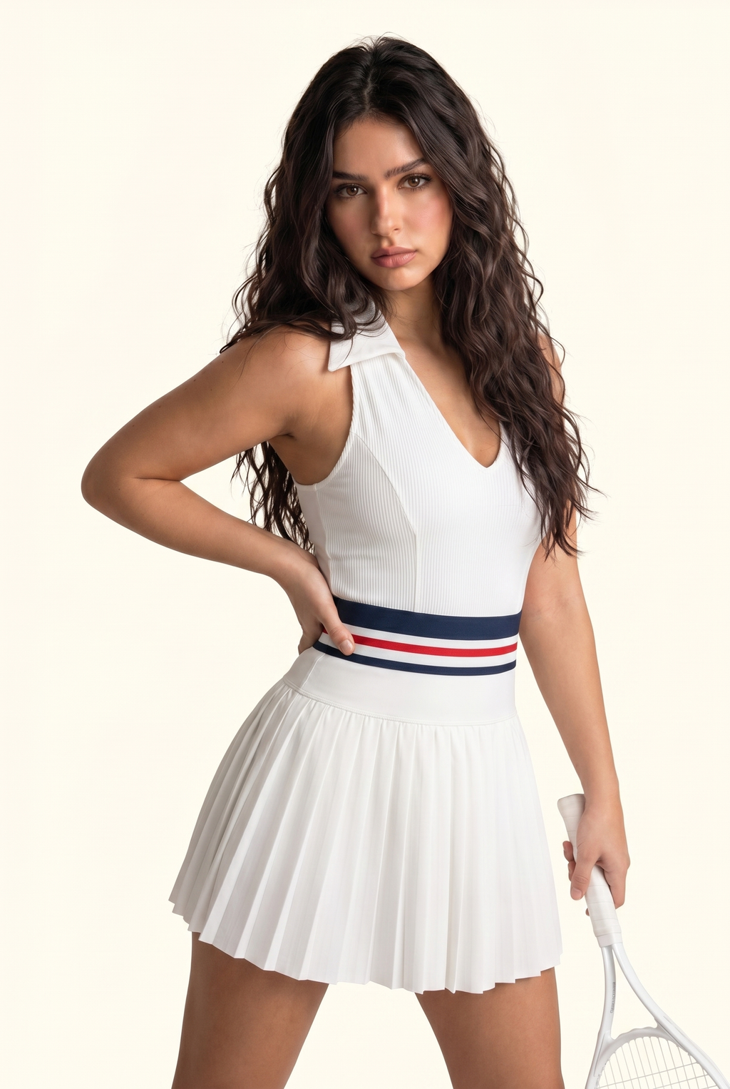 Ribbed Collared Court Sculpt Active Set