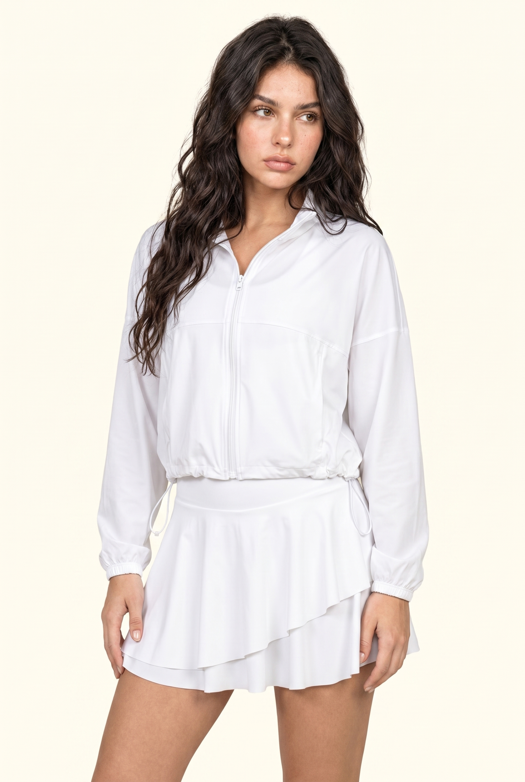 Sleek Court Jacket and Skirt Matching Set