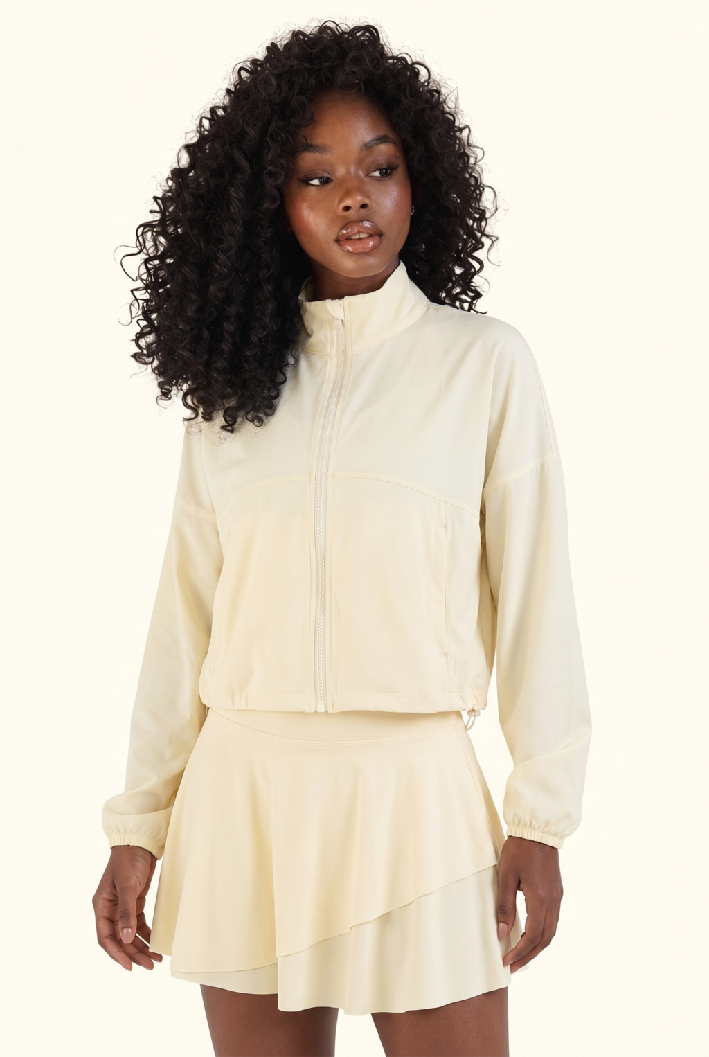 Sleek Court Jacket and Skirt Matching Set
