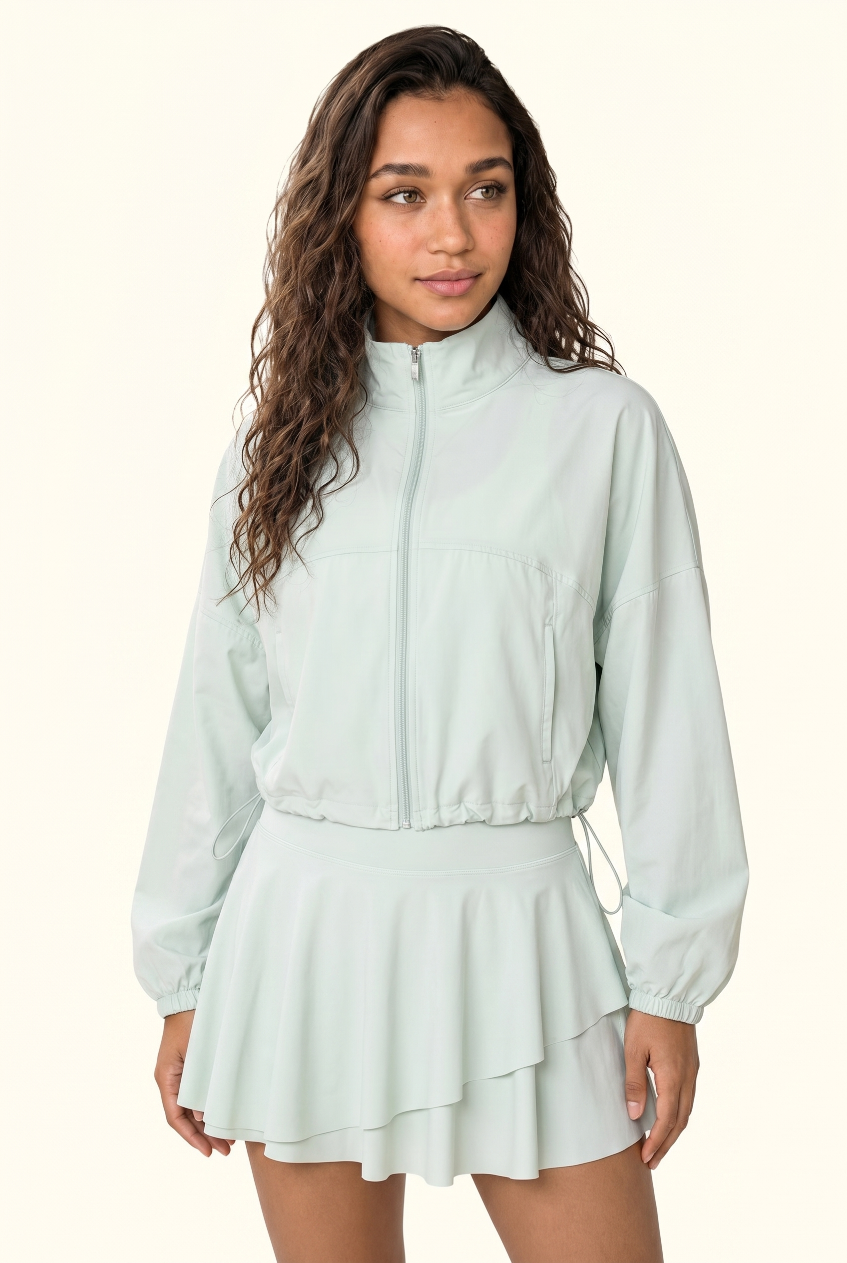 Sleek Court Jacket and Skirt Matching Set