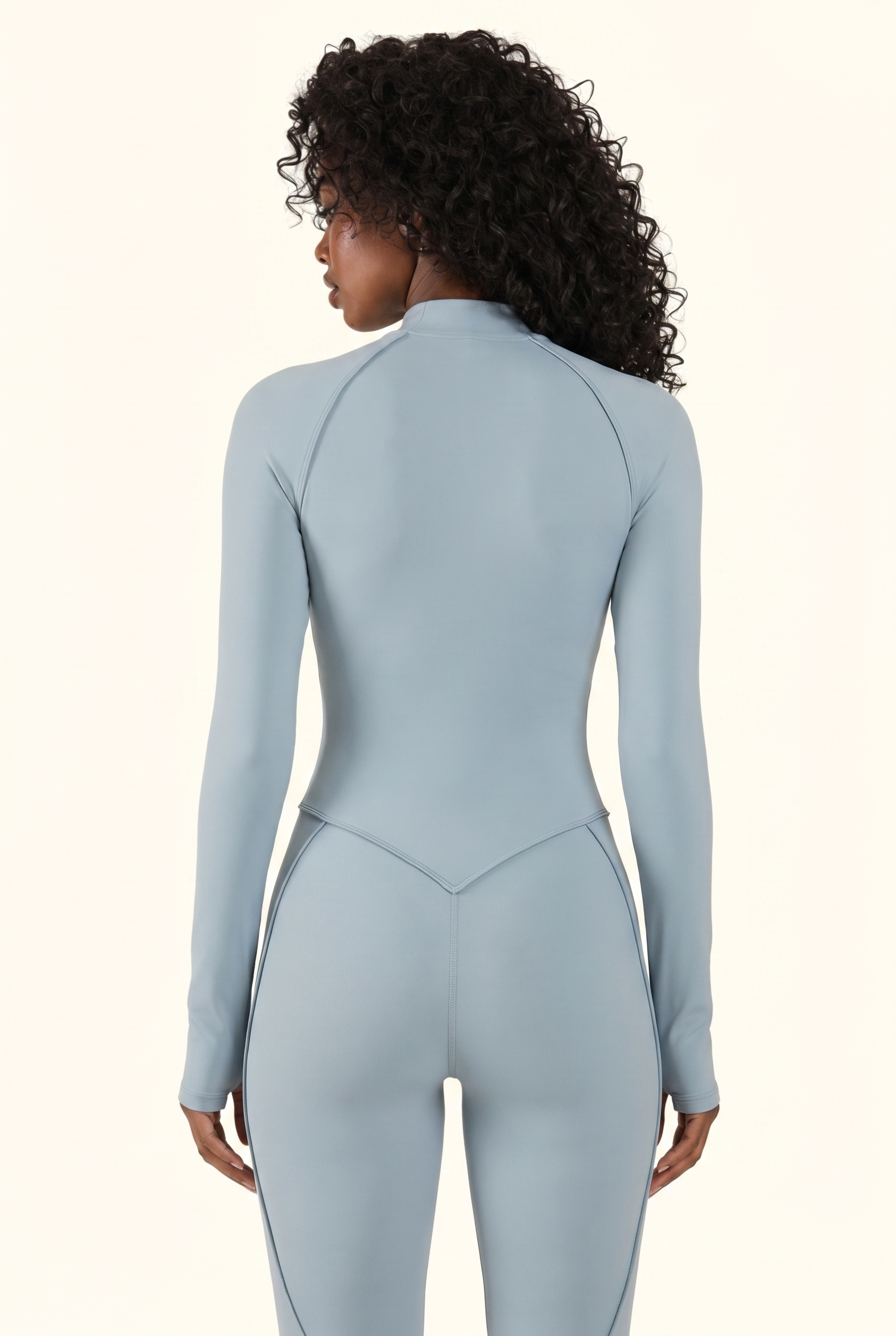 Sculpt Contour Zip-Front Active Jumpsuit