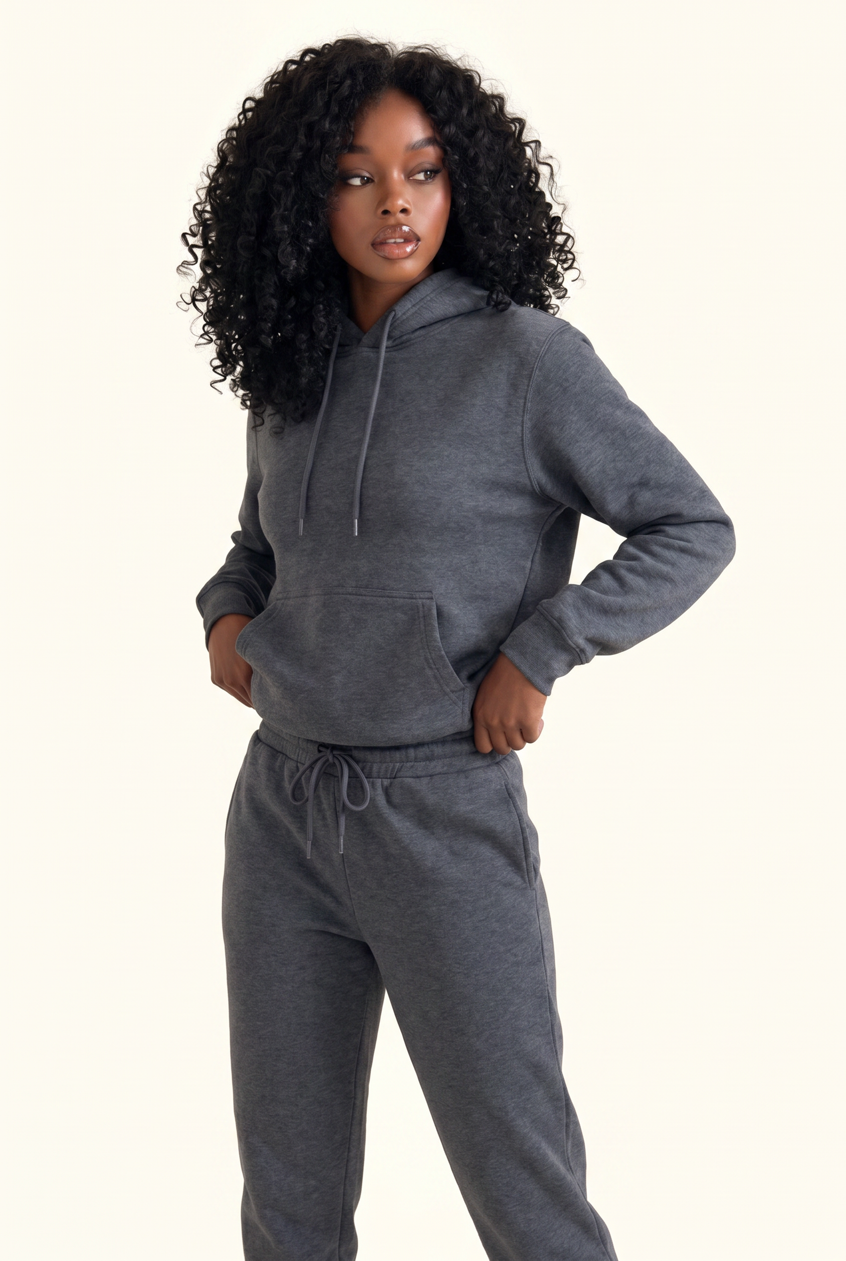 Soft Fleece Studio Hoodie Set