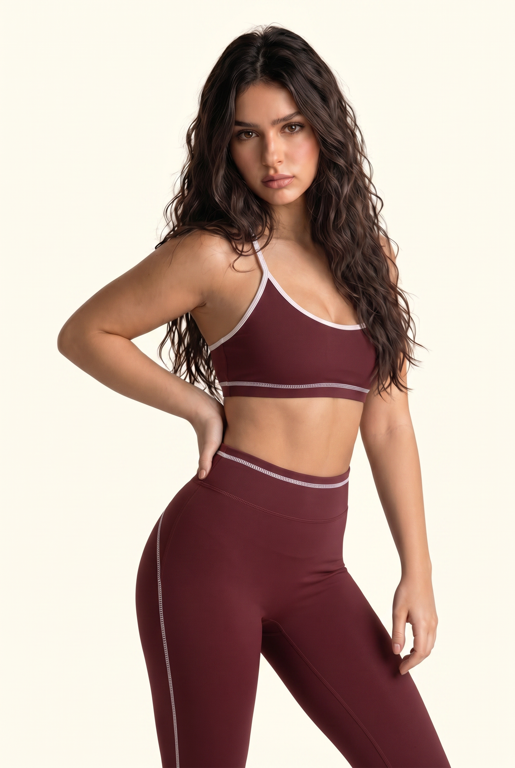Contrast Piping Sculpt Studio Active Matching Set
