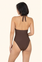 Soft Sculpt Ruched Swim Bodysuit