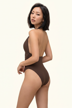 Soft Sculpt Ruched Swim Bodysuit