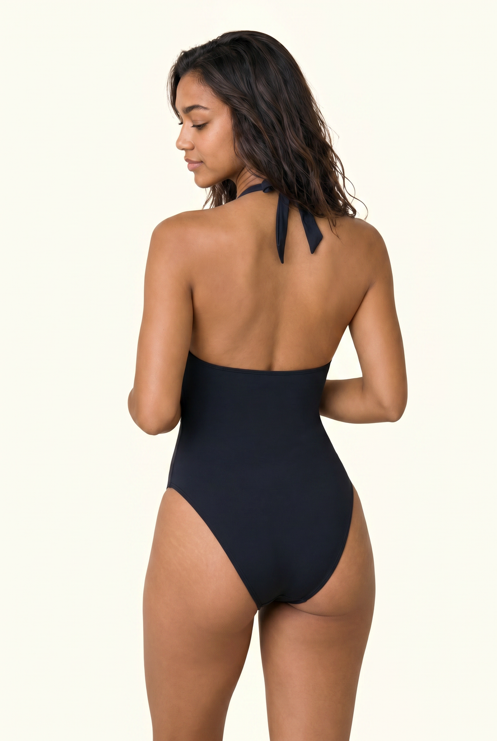 Soft Sculpt Ruched Swim Bodysuit