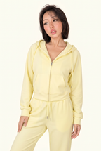 Motion Zip Hoodie and Wide Leg Pant Matching Set