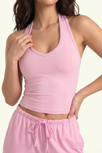 Smooth Fit Tank & Wide Leg Lounge Pant Matching Set