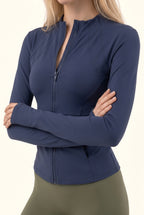 Sculpt Seam Zip Front Studio Jacket