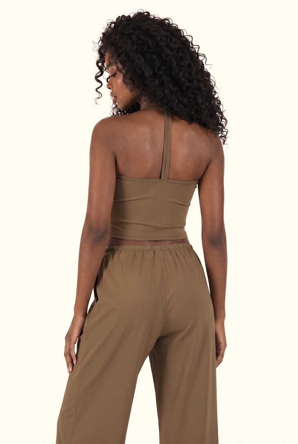 Smooth Fit Tank & Wide Leg Lounge Pant Matching Set