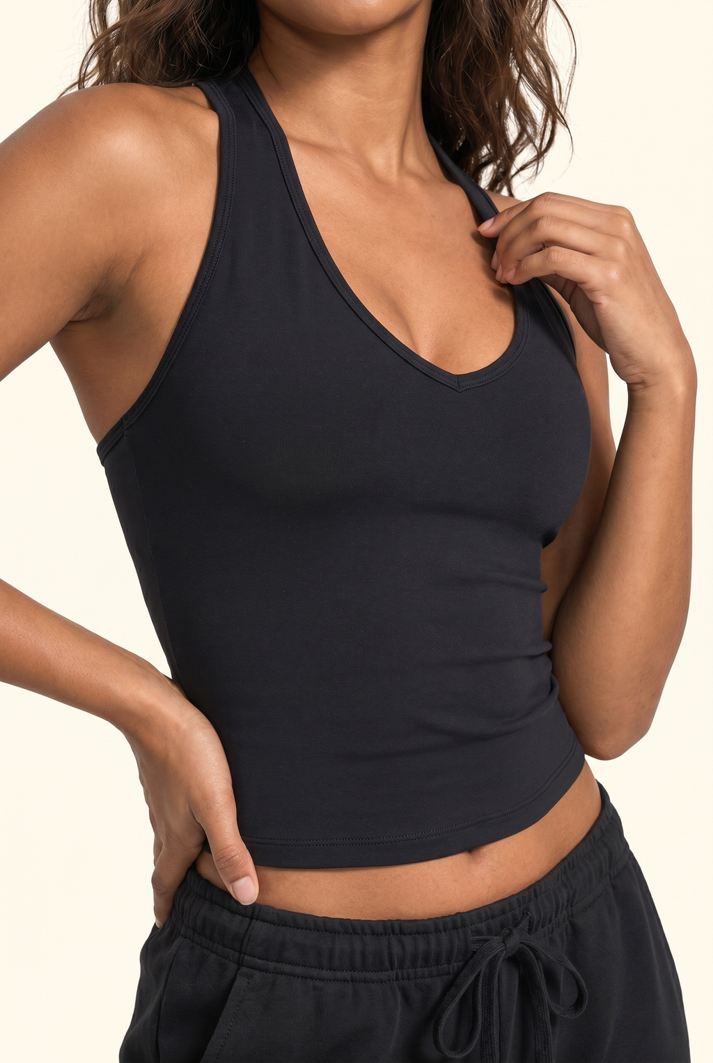 Smooth Fit Tank & Wide Leg Lounge Pant Matching Set