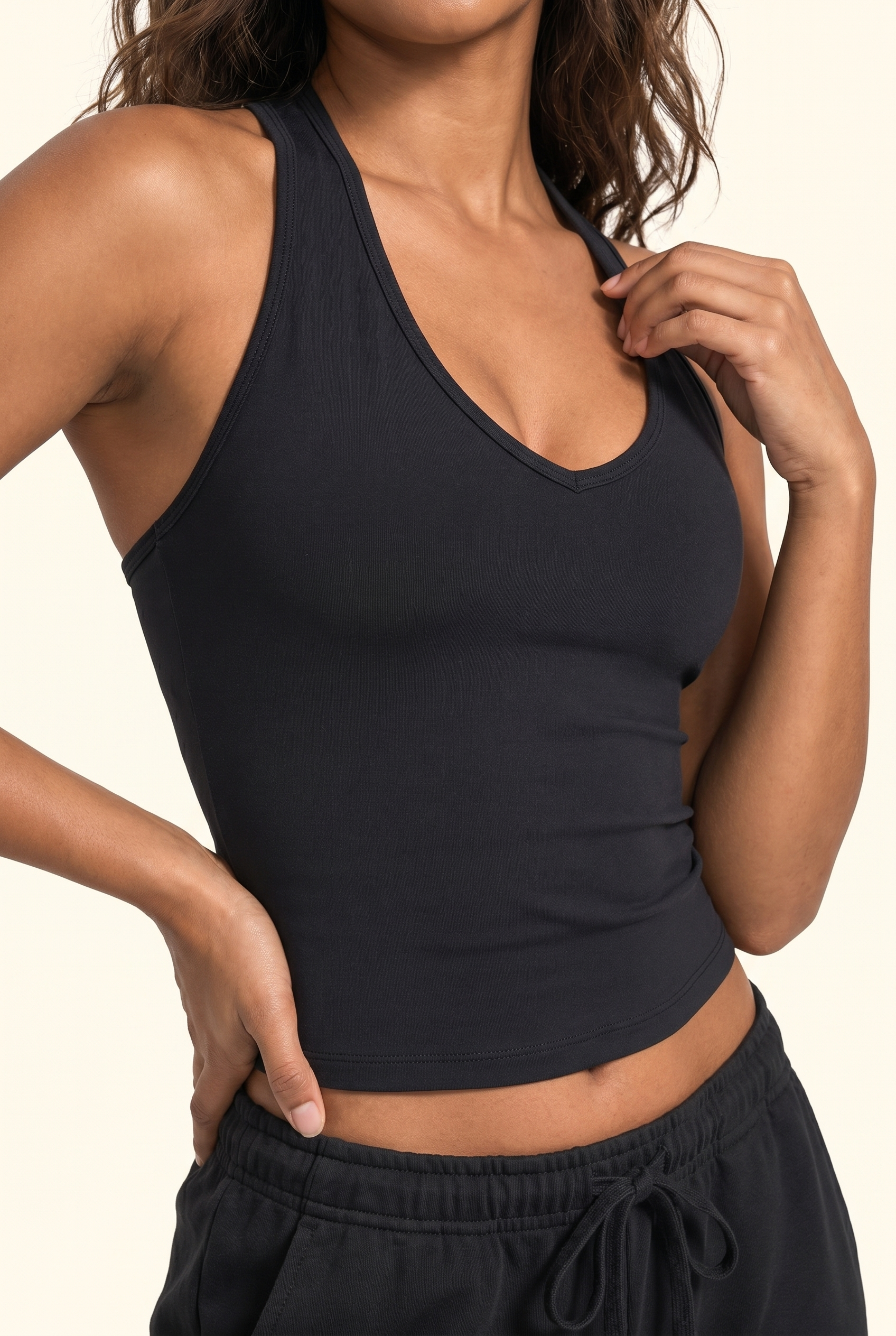 Smooth Fit Tank & Wide Leg Lounge Pant Matching Set