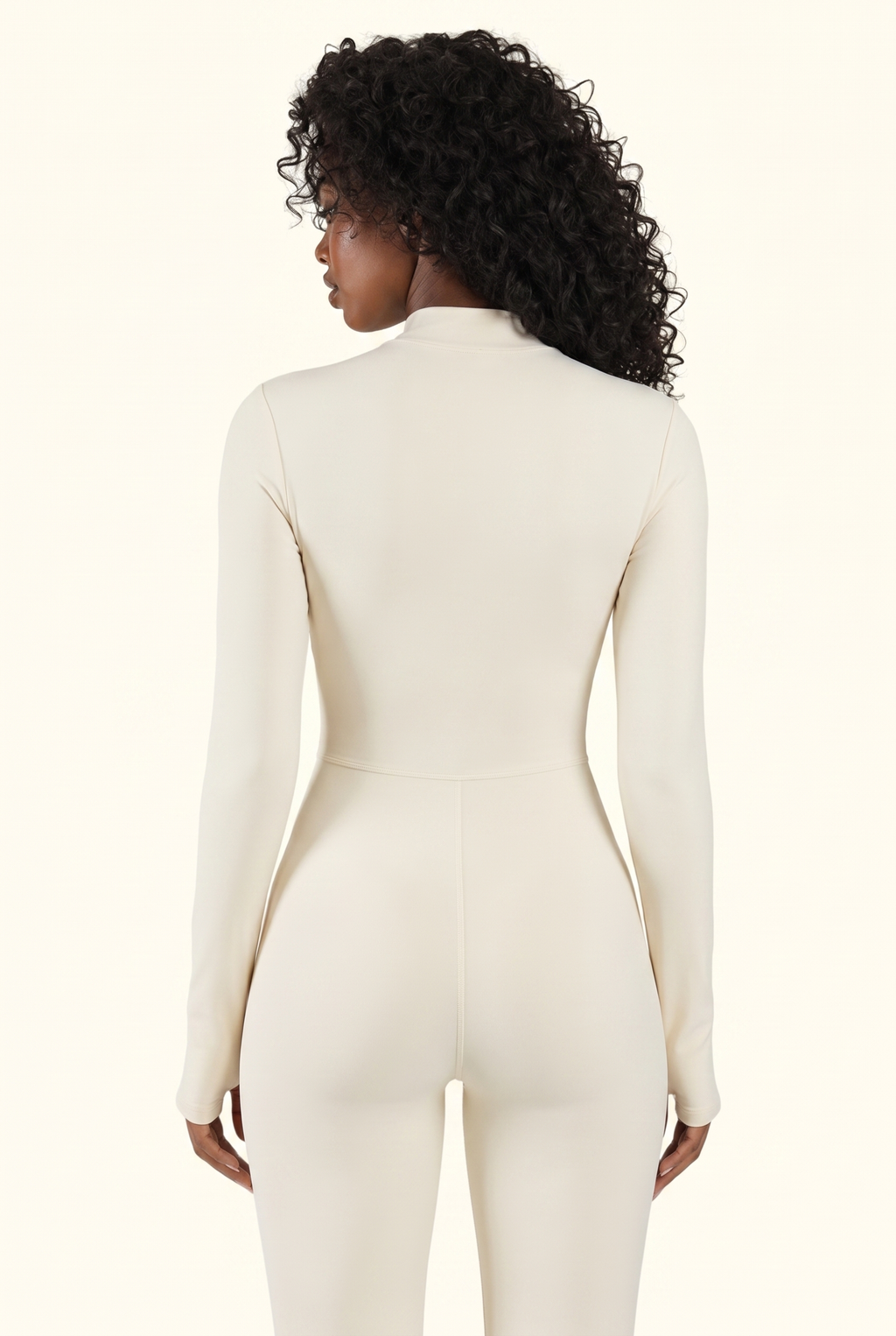 Sleek Contour Half-Zip Long Sleeve Active Onesie