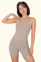 Sleek Contour Cropped Tee Active Set