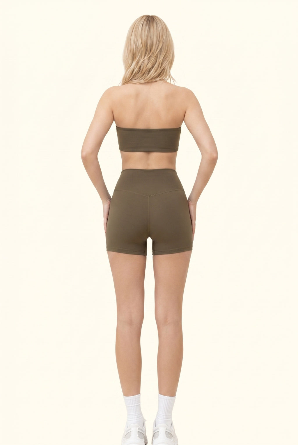 Sleek Sculpt Bandeau Active Short Matching Set