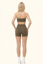 Sleek Sculpt Bandeau Active Short Matching Set