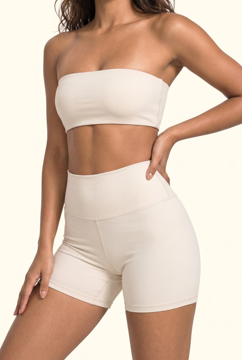 Sleek Sculpt Bandeau Active Short Matching Set