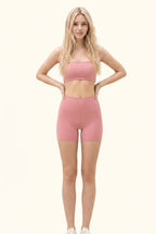 Sleek Sculpt Bandeau Active Short Matching Set
