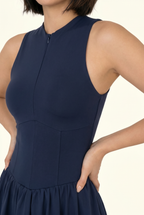 Zip Front Sculpt Fit Studio Active Dress