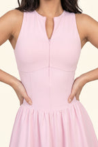 Zip Front Sculpt Fit Studio Active Dress