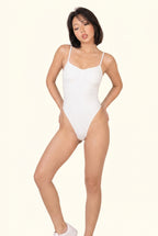 Skinny Ruched Front Studio Bodysuit