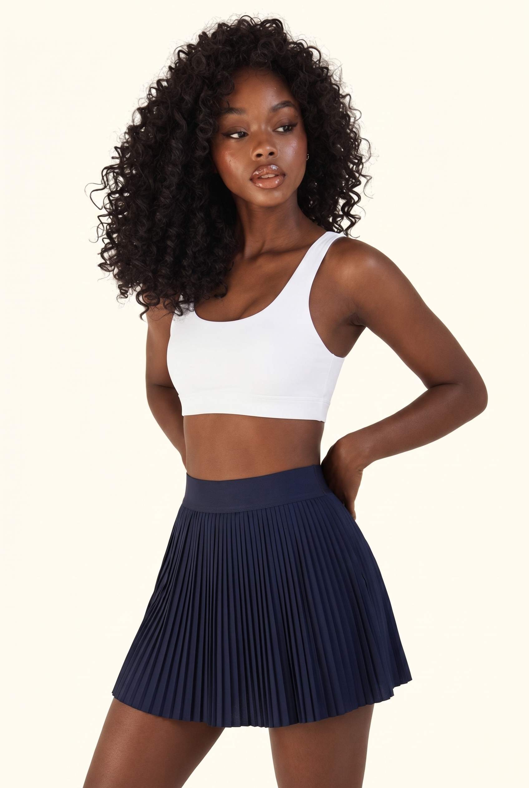 Active Tennis Skirt with Pockets