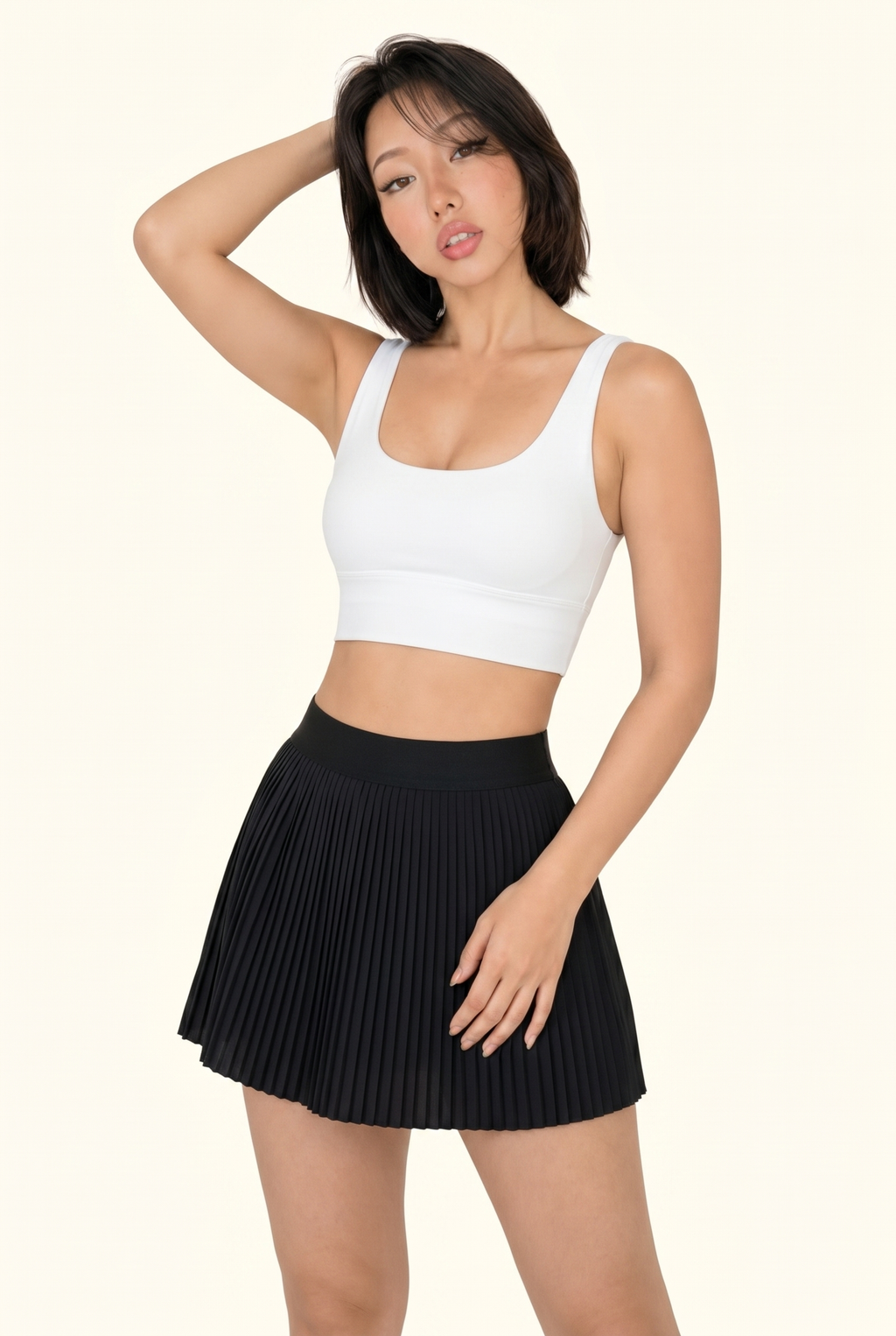 Active Tennis Skirt with Pockets