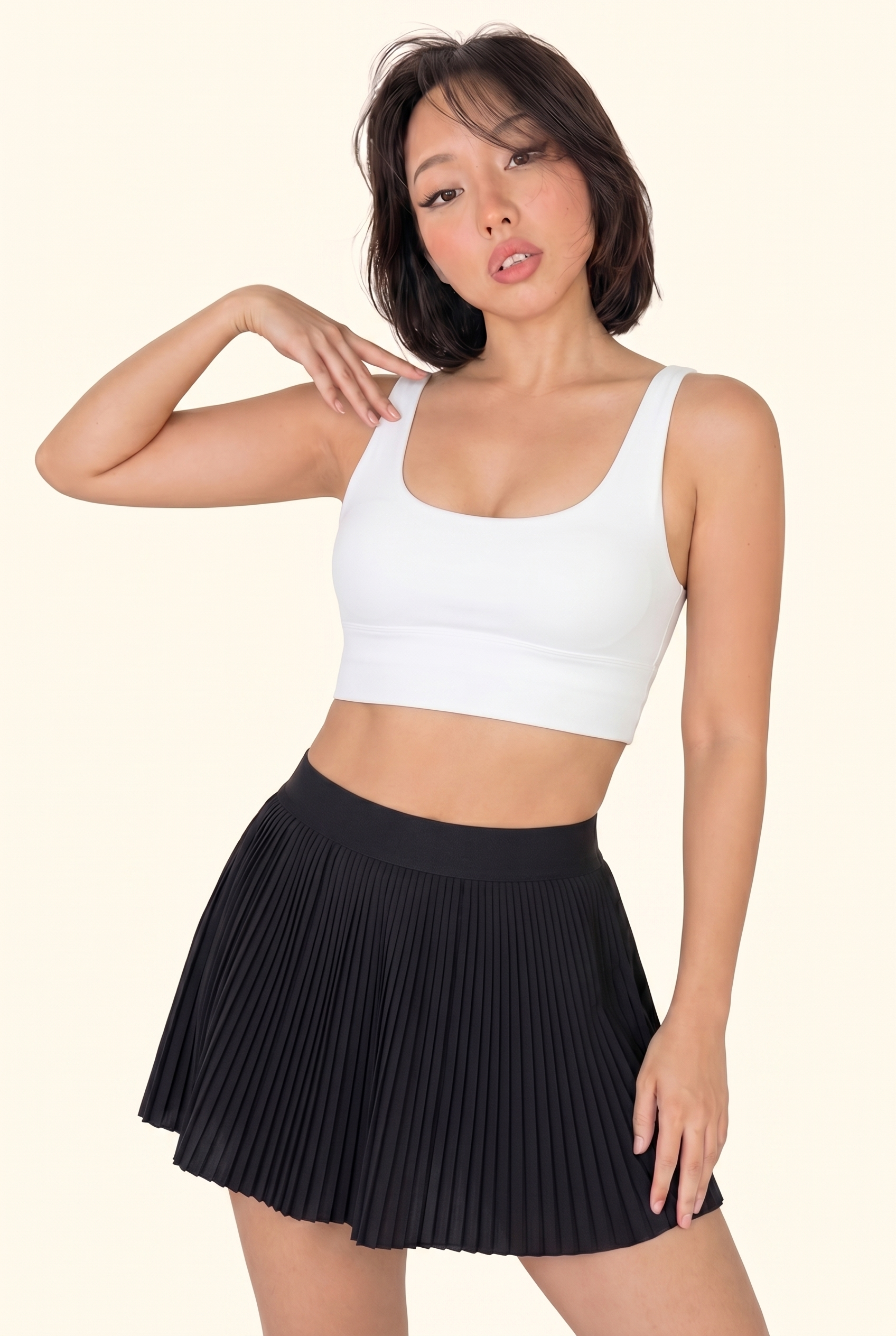 Active Tennis Skirt with Pockets