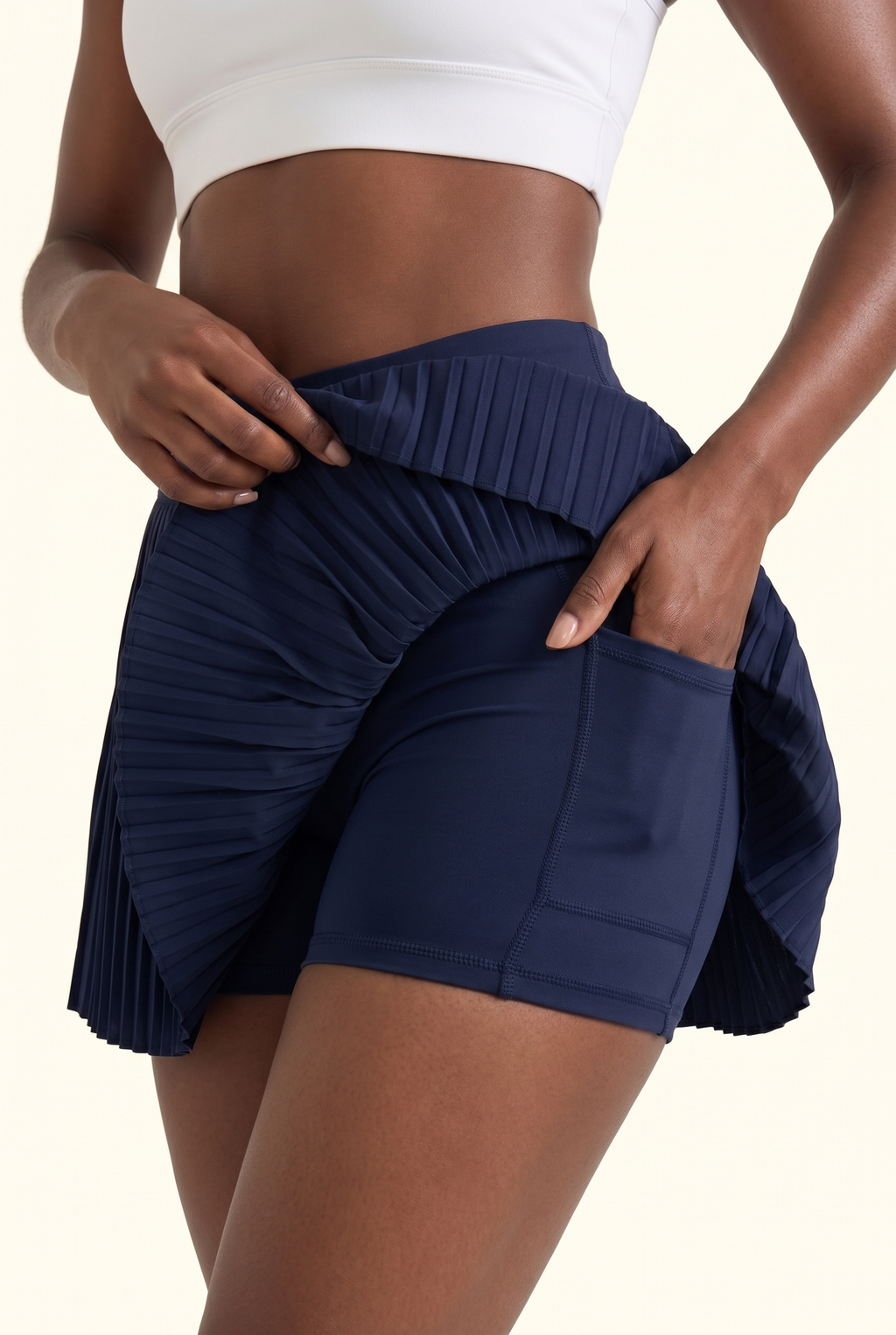 Active Tennis Skirt with Pockets