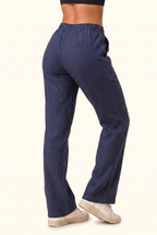Luxe Woven Wide Leg Drawstring Pant