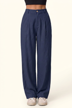 High Rise Fluid Wide-Leg Pant