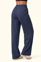High Rise Fluid Wide-Leg Pant