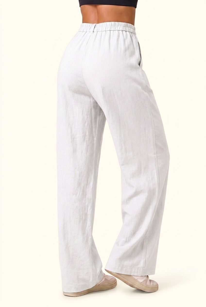 High Rise Fluid Wide-Leg Pant