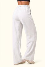 High Rise Fluid Wide-Leg Pant