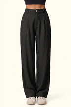 High Rise Fluid Wide-Leg Pant