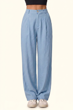 High Rise Fluid Wide-Leg Pant