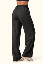 High Rise Fluid Wide-Leg Pant