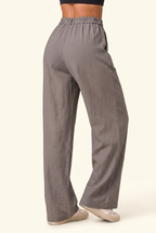 High Rise Fluid Wide-Leg Pant