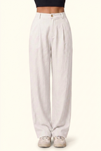 High Rise Fluid Wide-Leg Pant