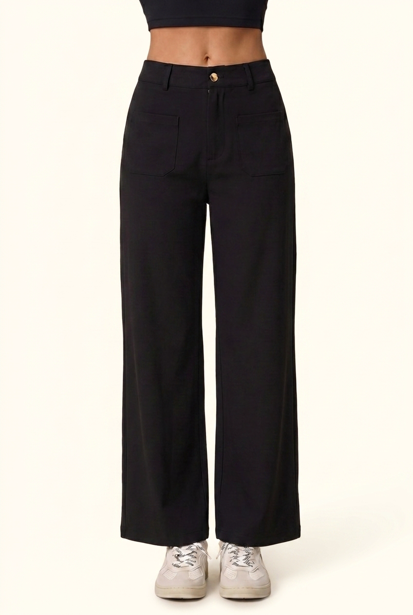 Elevated Corduroy Wide-Leg Pant