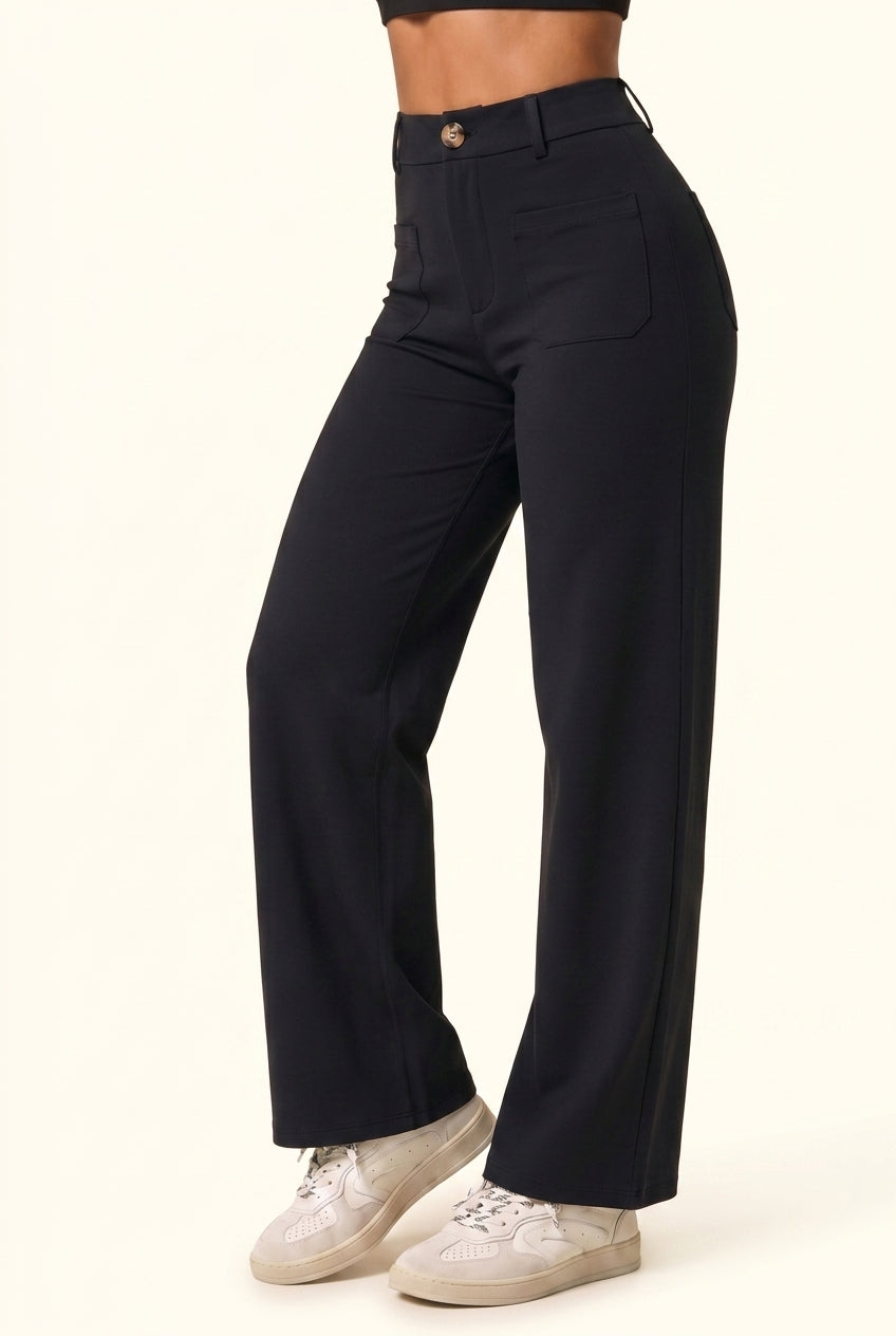Elevated Corduroy Wide-Leg Pant