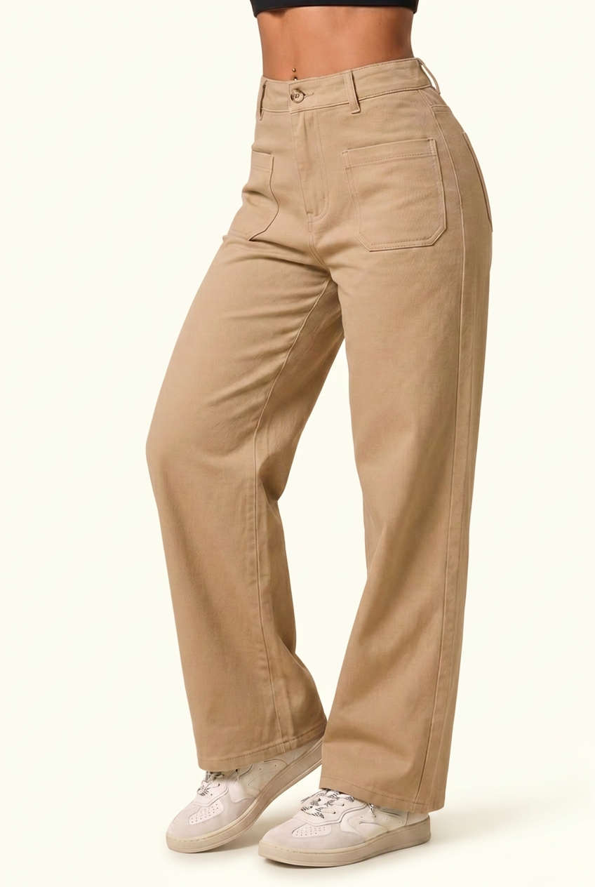Elevated Corduroy Wide-Leg Pant