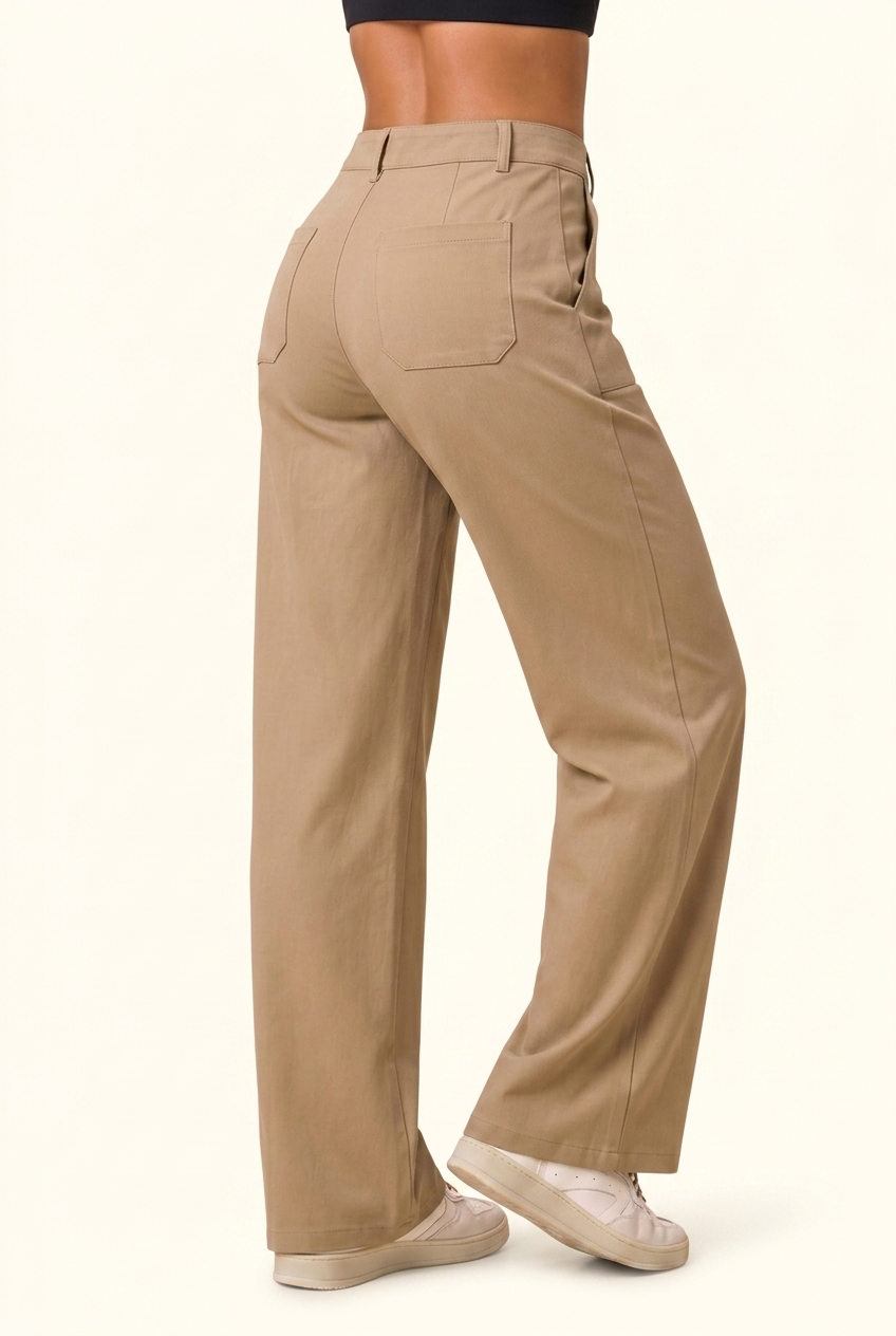 Elevated Corduroy Wide-Leg Pant