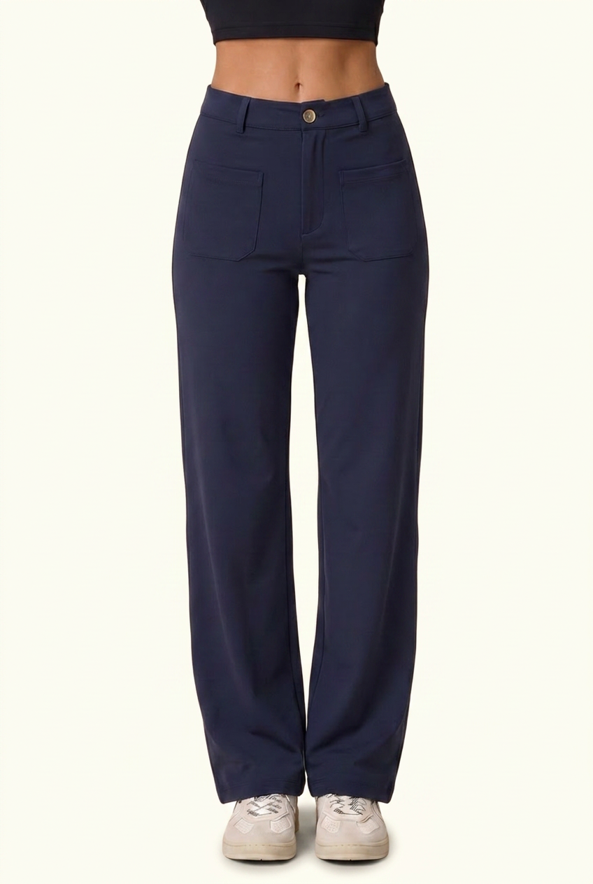 Elevated Corduroy Wide-Leg Pant