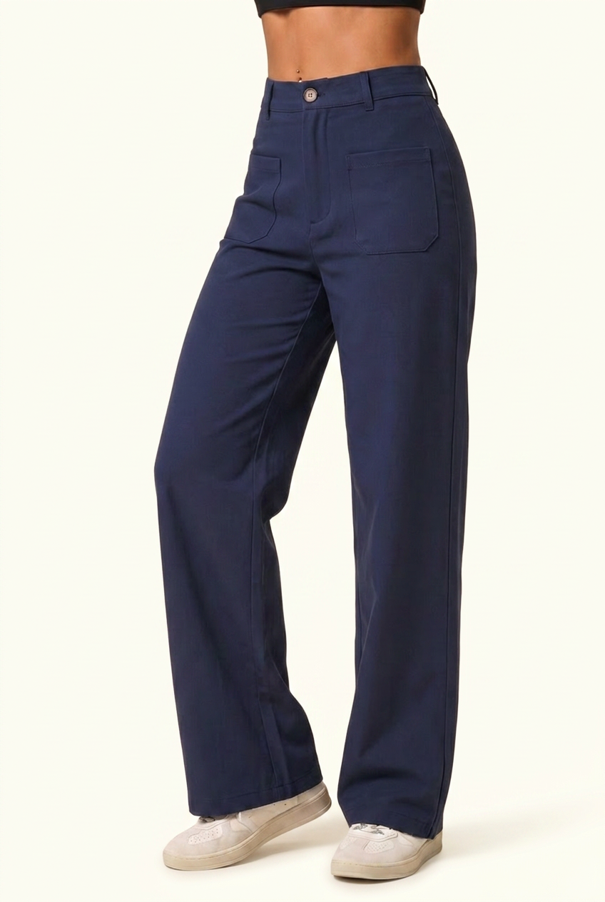 Elevated Corduroy Wide-Leg Pant