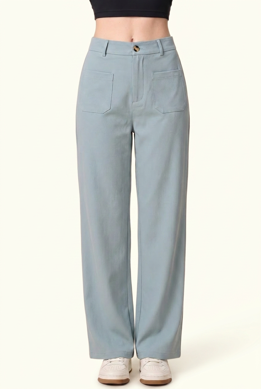 Elevated Corduroy Wide-Leg Pant