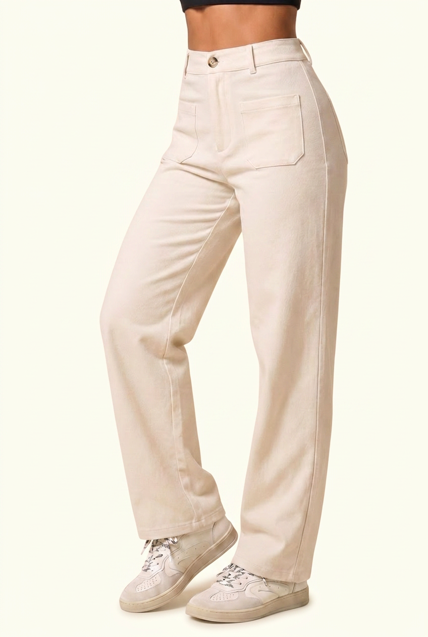 Elevated Corduroy Wide-Leg Pant