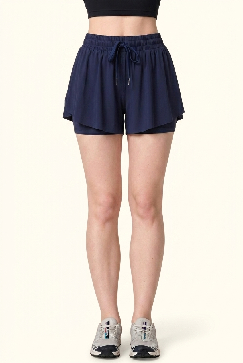 Layered Performance Running Short